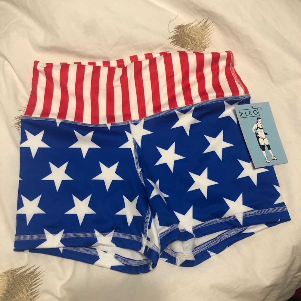 Fleo American Flag Shorts